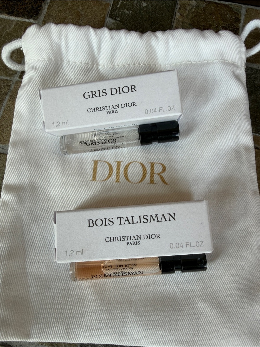 Christian Dior Gris Dior & Bois Talisman Travel Size New